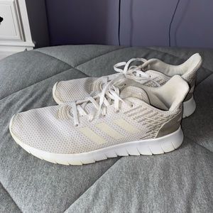 white adidas sneakers